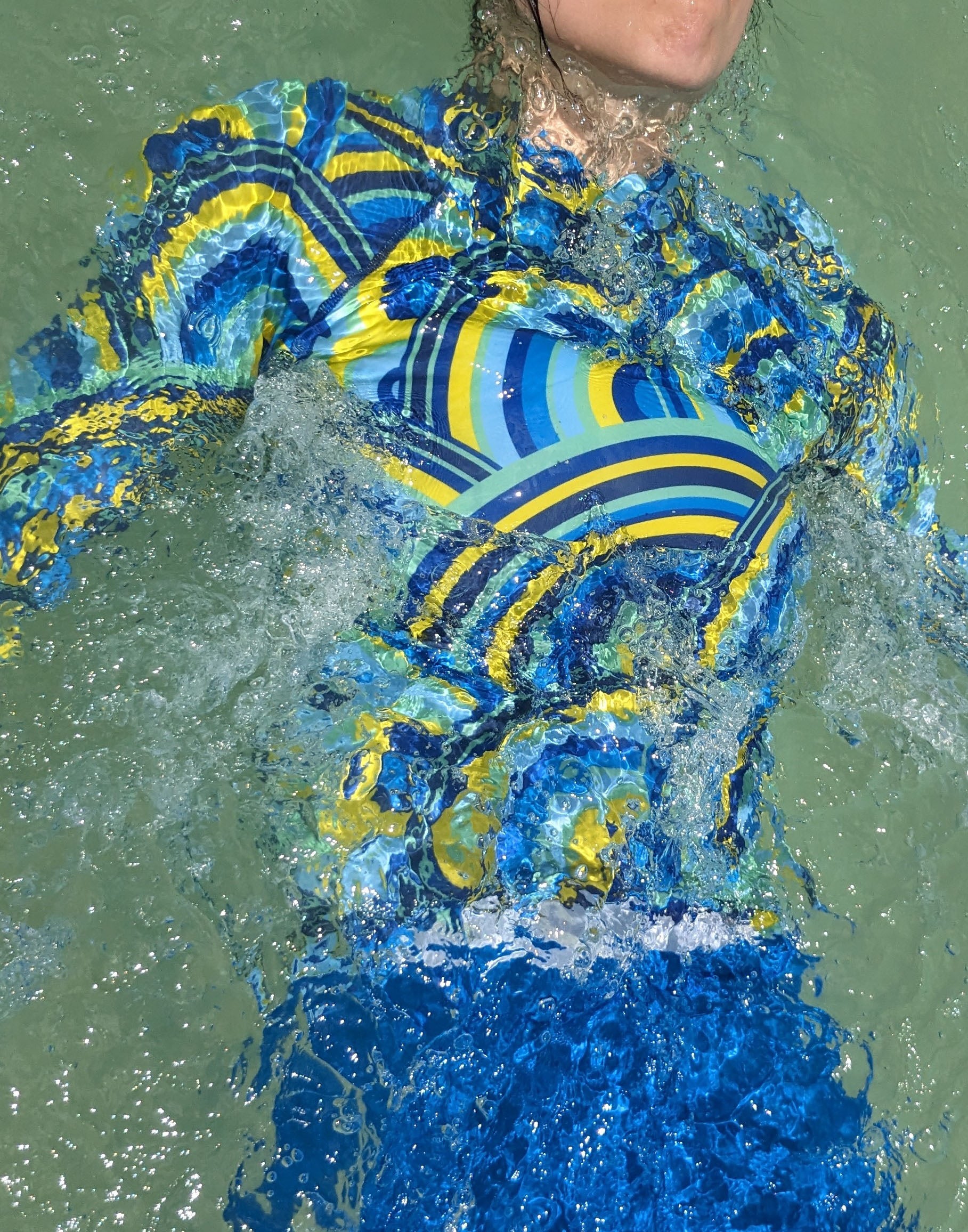 Blue Waves Rashguard