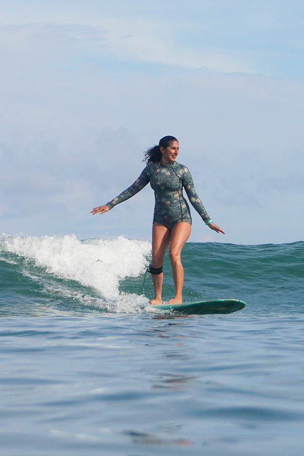 Niki Roxx Flower Field Margate Surf Shortie