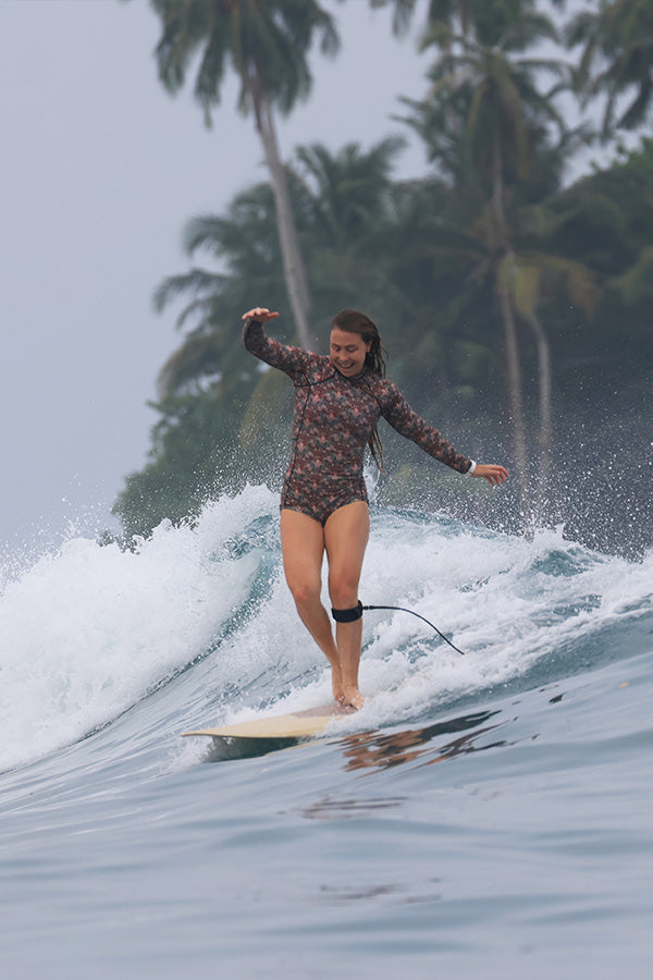 Niki Roxx Red Mrs Roper Margate Surf Shortie