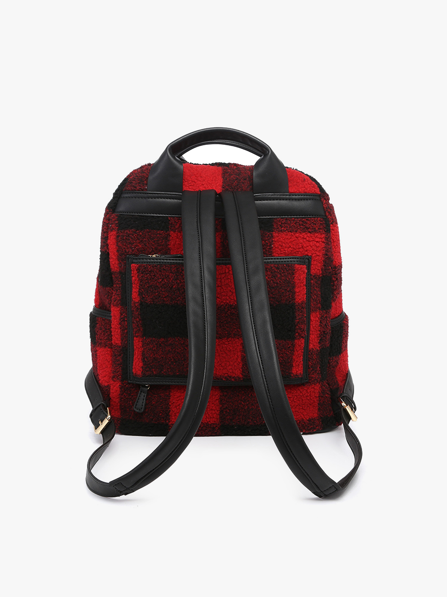 The Wanderwave Sherpa Backpack w/ Guitar Strap: Red/Black