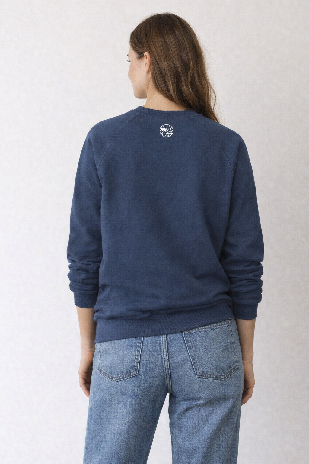 SALTY Unisex Organic Sweatshirt: French Blue
