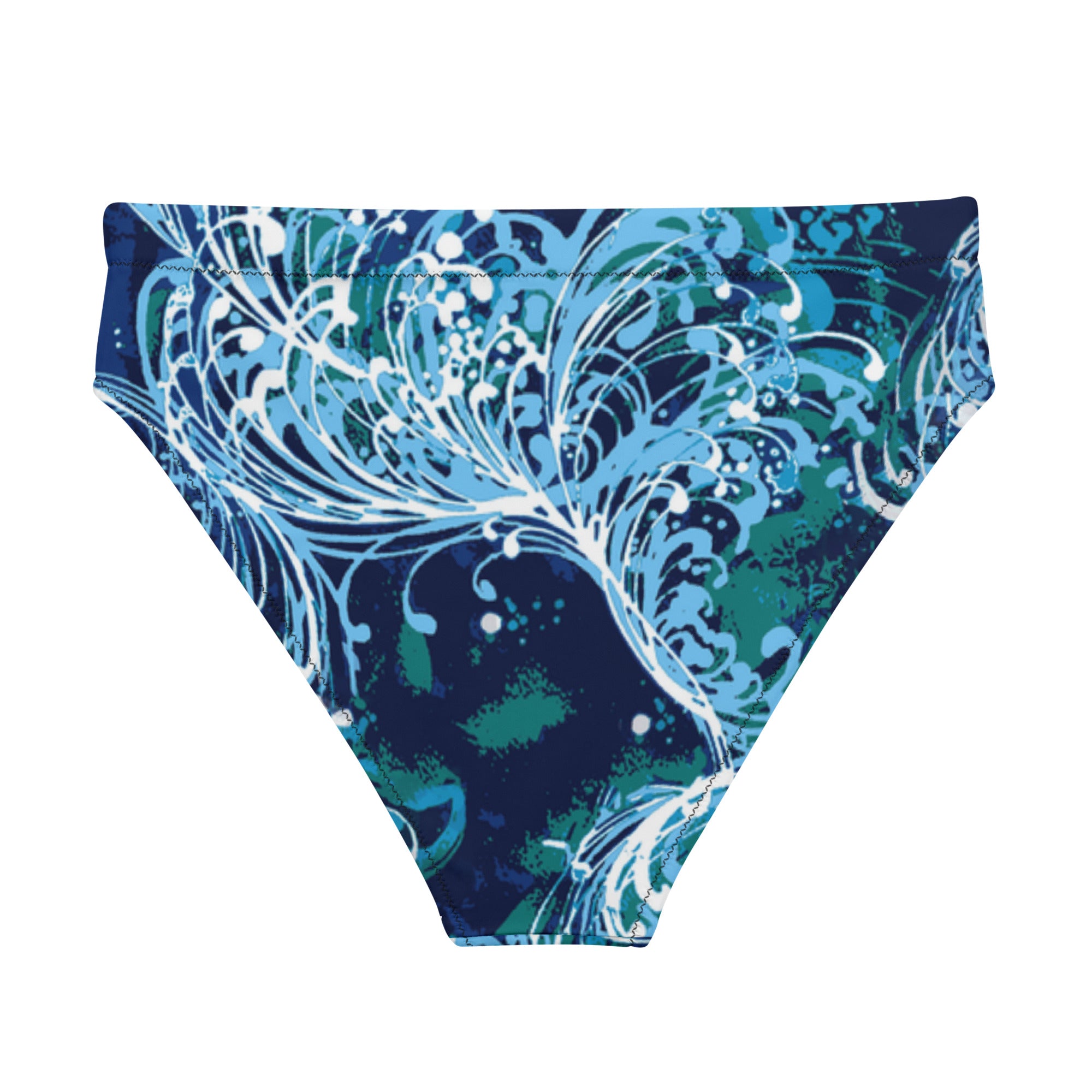 Niki Roxx Big Wave Printed Bikini Bottom