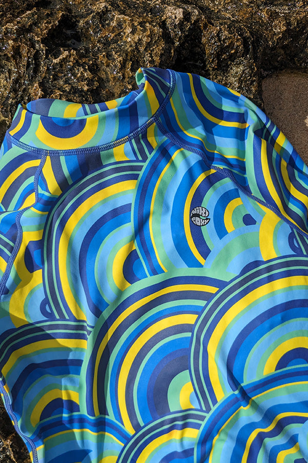 Niki Roxx Blue Waves Rash guard
