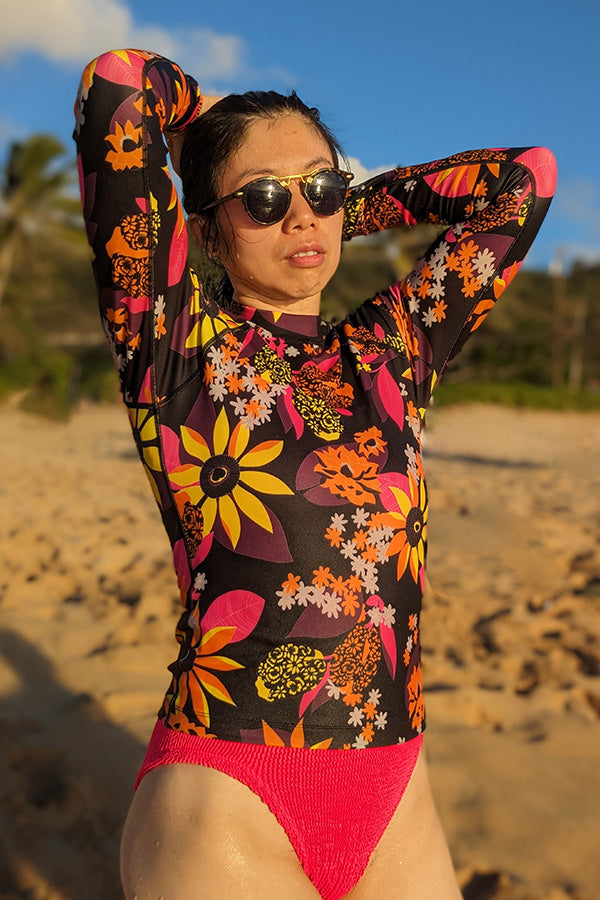Niki Roxx Dark Gardens Rash Guard