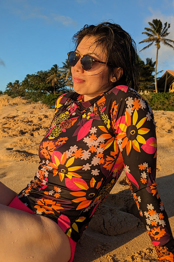 Niki Roxx Dark Gardens Rash Guard
