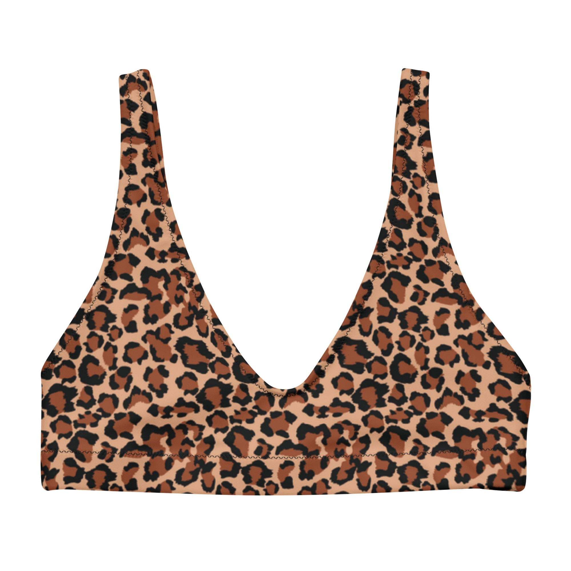 Niki Roxx Feline Frenzy Printed Bikini Top