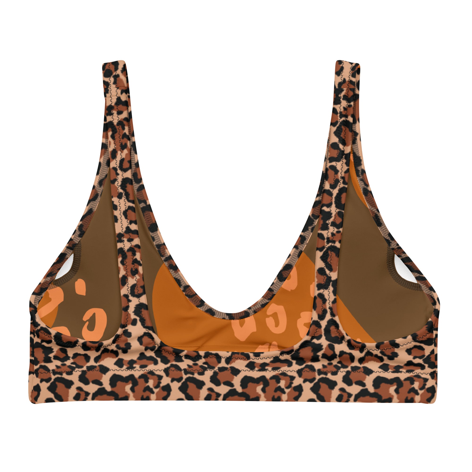 Niki Roxx Feline Frenzy Printed Bikini Top