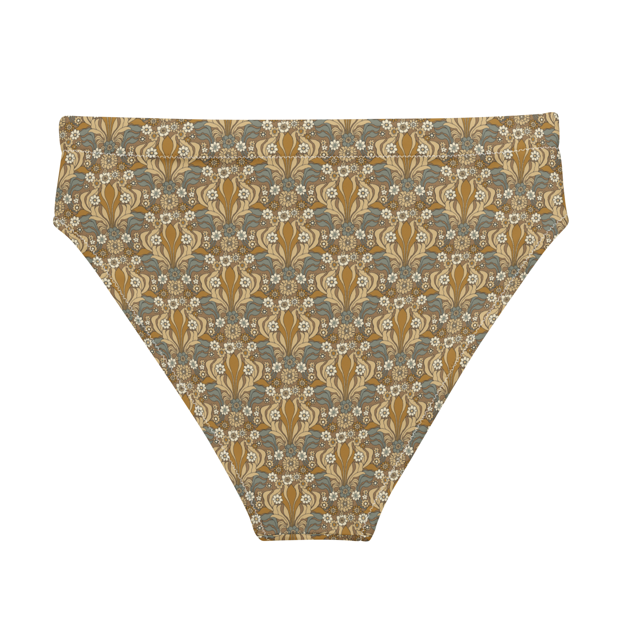 Niki Roxx Golden Mrs Roper Printed Bikini Bottom