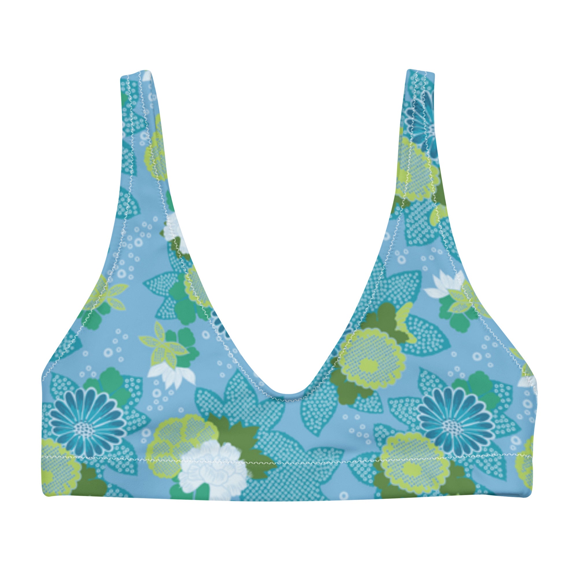 Hanna Printed Bikini Top
