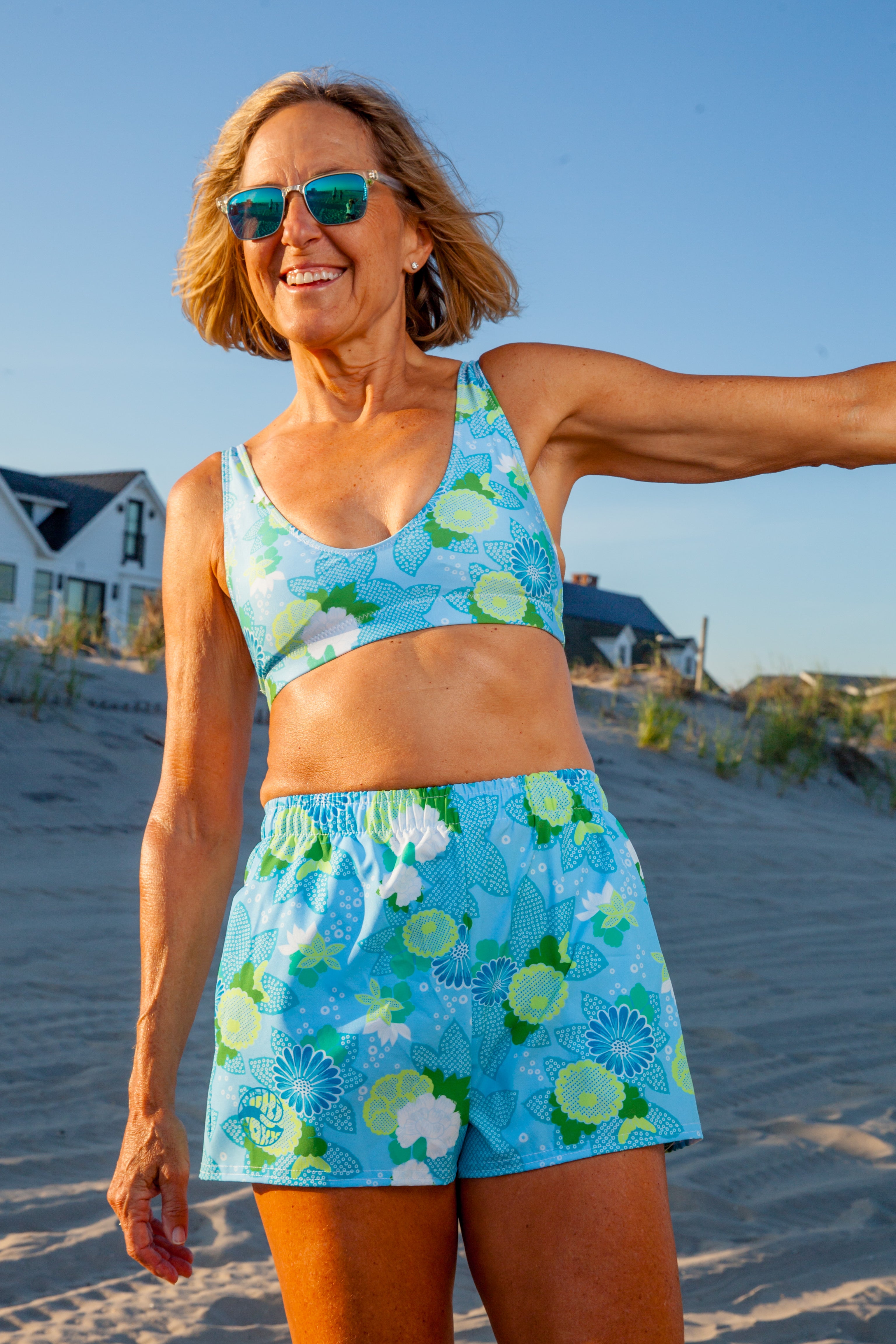 Hanna Printed Bikini Top
