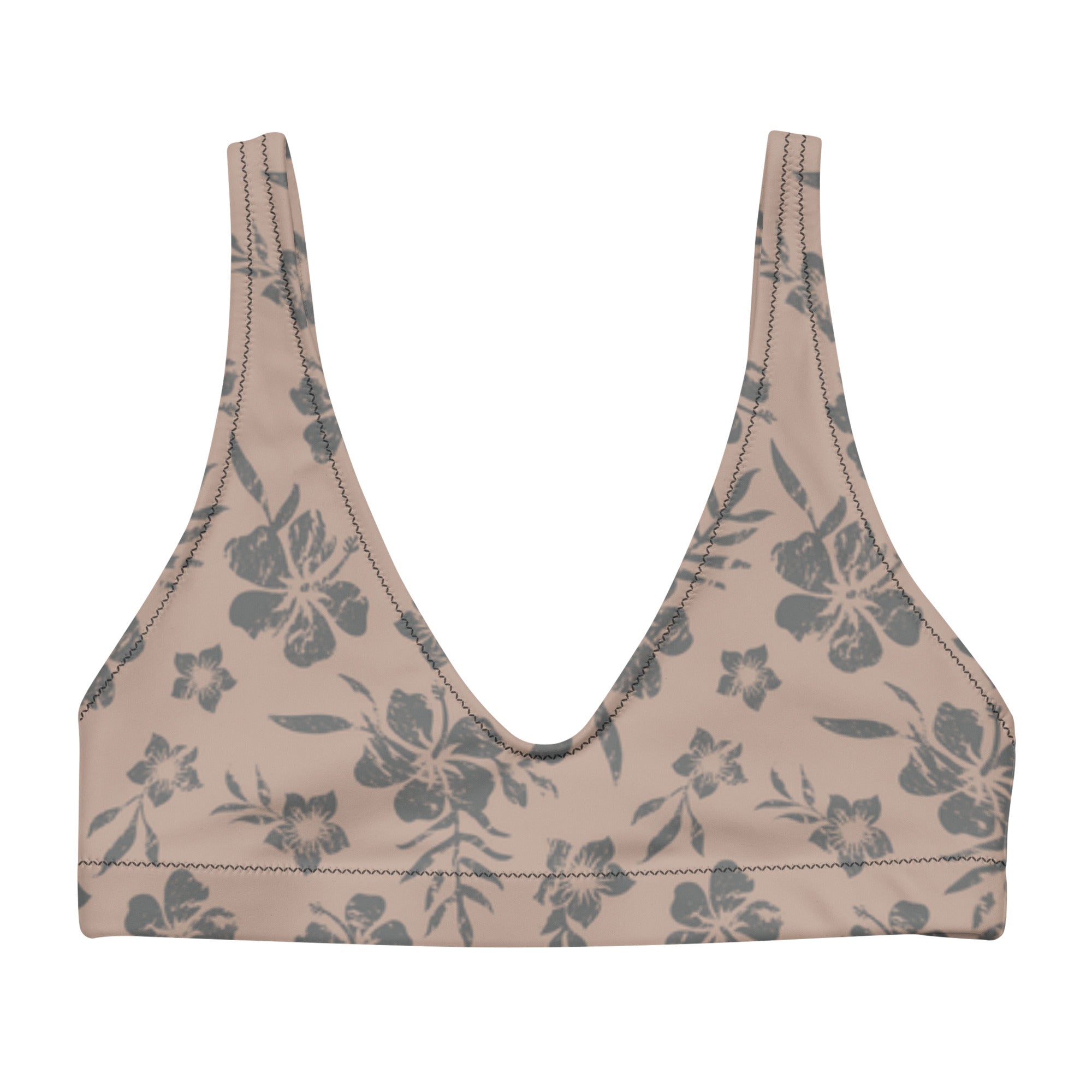 Niki Roxx Nude Kailani Printed Bikini Top