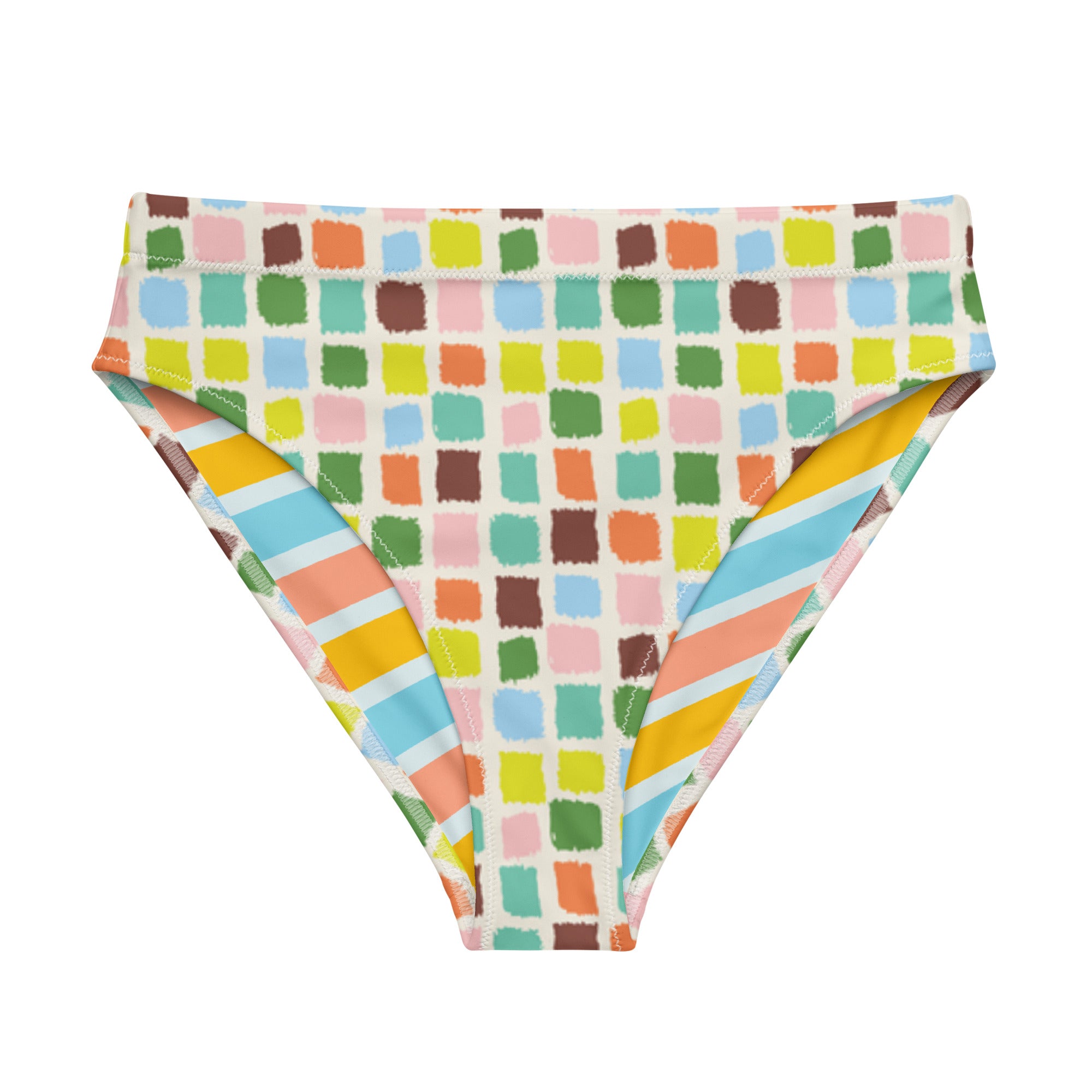 Niki Roxx Pixel Party Printed Bikini Bottom
