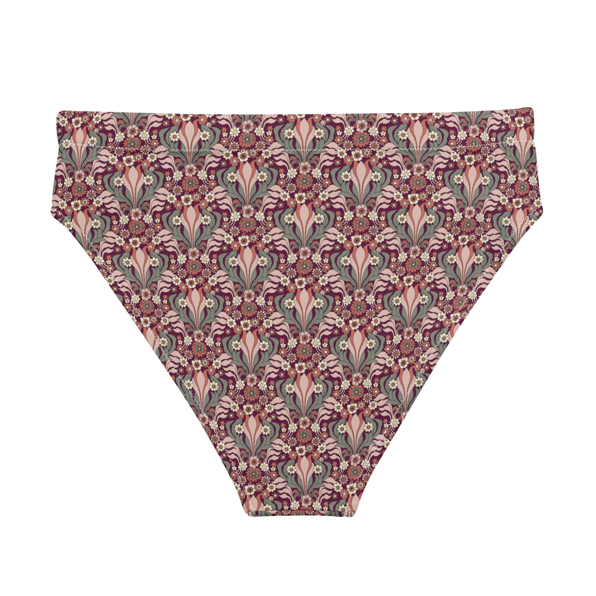 Niki Roxx Red Mrs Roper Printed Bikini Bottom