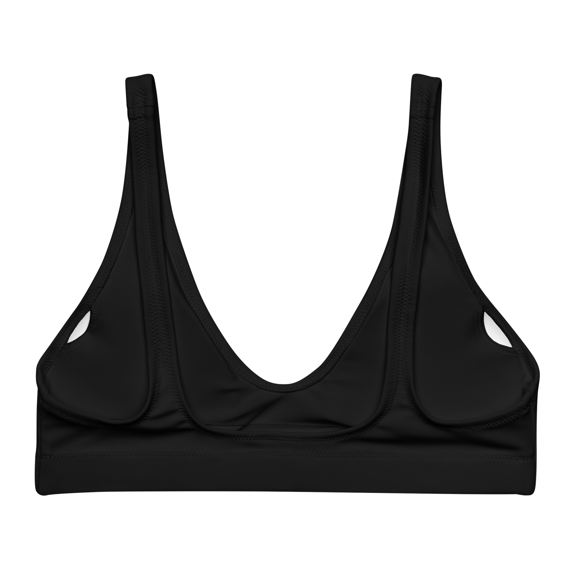 Sea Girt Surf Bikini Top • Black