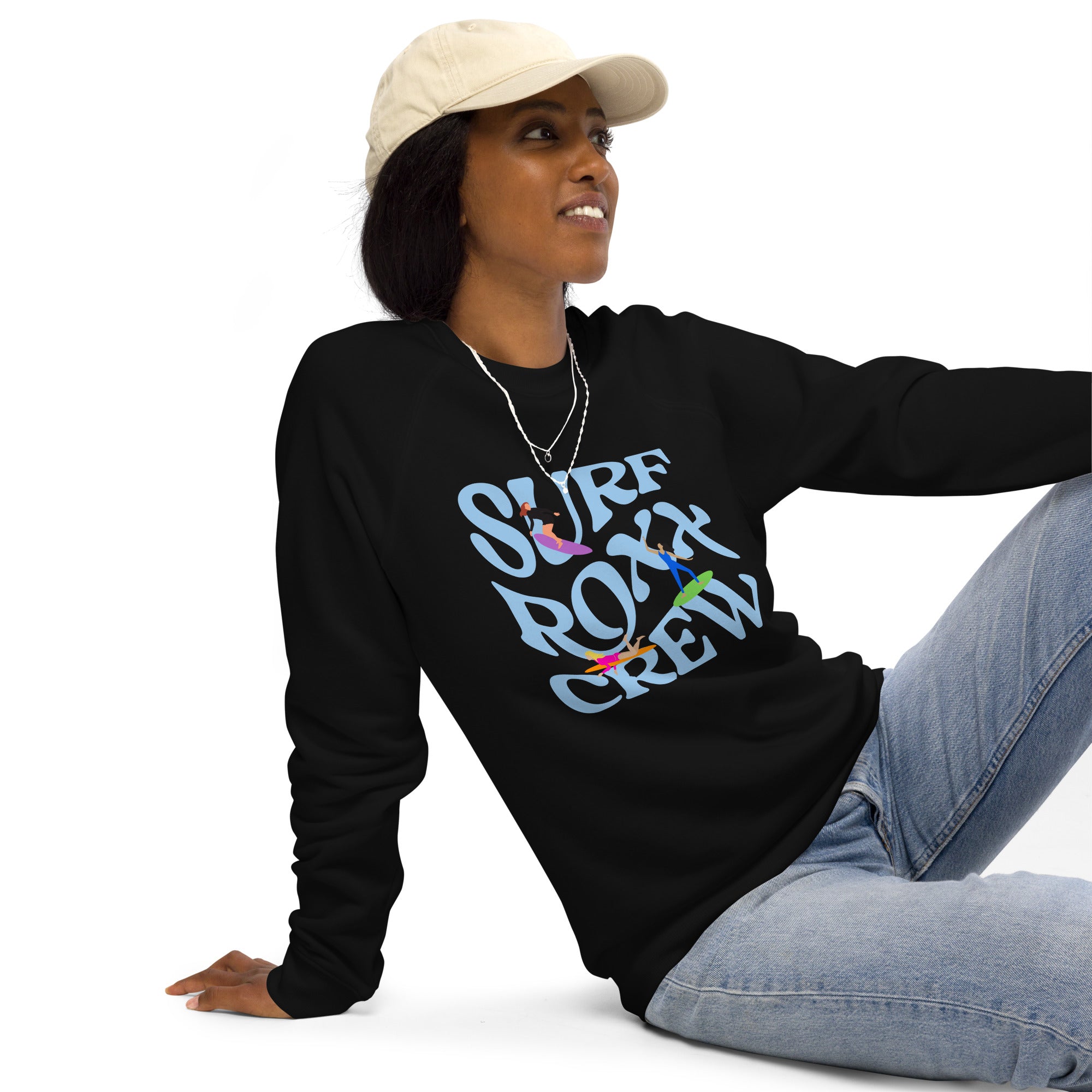 Surf Roxx Crew organic sweatshirt