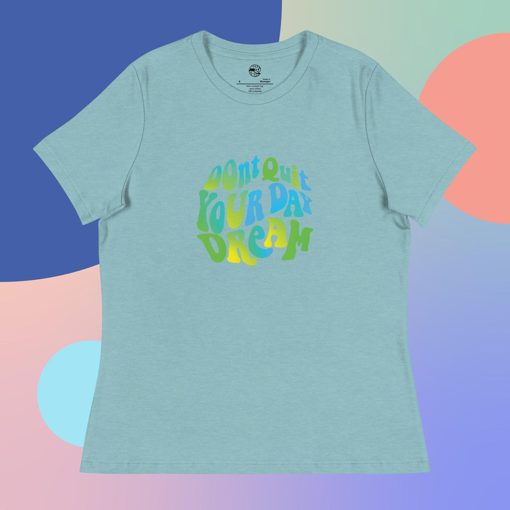 Don't Quit Your Day Dream Relaxed T-Shirt In Blue